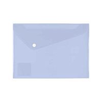 Папка-конверт на кнопке А5 Expert Complete "Trend "Pastel" EC21017218 васильк.,180мкм,диагон.