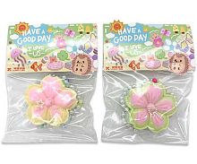 Антистресс-мялка INTELLIGENT "Цветок" DJ-159 цв.асс.с декором,7*7см