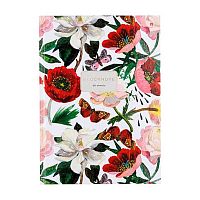 Бизнес-блокнот А4  80л. АЛЬТ тв.обл. "Пионы" 3-80-060/19 клетка,глянц.лам.