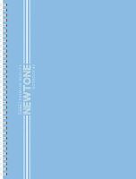 Тетрадь 80л. (клетка) А4 ХАТ спираль Premium "Newtone Pastel Голубая дымка" 05057 софт-тач,перфор.