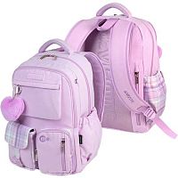 Рюкзак подростковый deVENTE "ME. Violet" 7032631 фиолет.,42*31*20см,брелок-мех