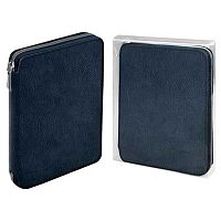 Ежедневник-органайзер н/д А5+ 120л. ESCALADA кож.зам. "Шеврет экстра синий" 70552 поролон