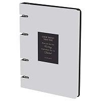 Тетрадь на кольцах 120л. (клетка) BG "Минимализм" 57851 мат.лам.,тисн.фольг.