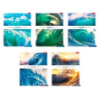 Тетрадь 48л. (линейка) ХАТ пластик.обл. "Ocean" асс.