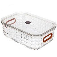 Контейнер д/хранения с крышкой "Ламингтон" 654-820 прозрачный,25*17*8.5см