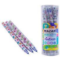 Ручка гелевая "Пиши-Стирай" MAZARI "Cuties" M-5430-70 синяя 0,5мм пласт. корп.