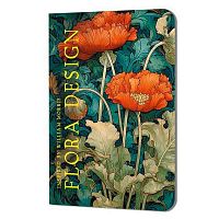 Блокнот А5  32л. КОНТЭНТ "Flora Design.Красные маки" 978-5-00241-485-7 лин.,крем.бум.