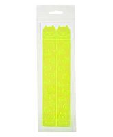 Закладки д/книг ДПС "Кот" 2993-912 неон жёлтый,самокл.,ПВХ,30*218мм,2шт.,