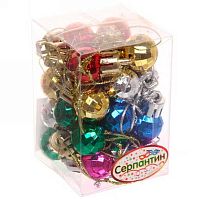 Игрушка ел. "Шар  2см" (24шт) "Рельеф" 201-1070 микс