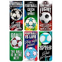 Закладки магнитные deVENTE "Football forever" 8065620 бум.(6шт) блистер