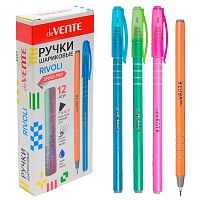 Ручка масл. шар. deVENTE "Rivoli" 5073426 синяя,0,7мм,ультраглад.письмо,корп.асс.