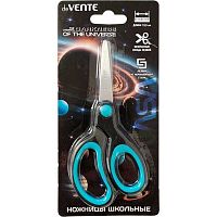 Ножницы детск. 13,5см deVENTE "Darkness of the Universe" 8010614 закругл.,прорез.ручки,карт.блист.