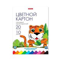 Картон цв. глянц. А4 20л.10цв. EK 58495 склейка