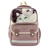 Рюкзак КОКОС Happy School 1 "Любимый котик" 260080 эргоном.спин.,1отд.,39*28*14см,540гр.