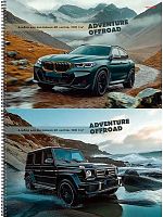 Альбом для рис.40л. Проф-Пресс спираль "Авто и природа-10" 40-7776 лён,асс.