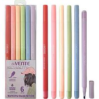 Набор маркеров текст.  6цв. deVENTE "Mentality" 5045507 скошен.1-3мм,четырёх..корп.,пластик/к.
