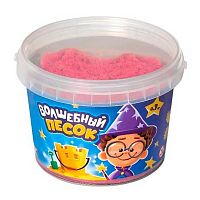 Песок кинетический 700гр. Волшебный мир KP2GV розовый,ведёрко