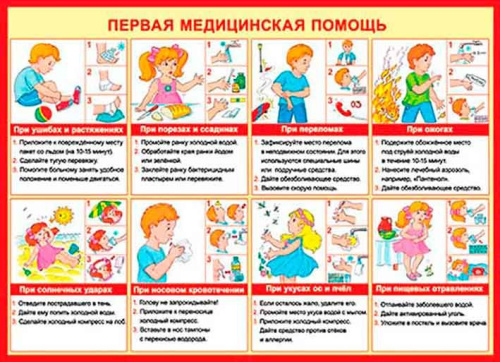 0.0-02-335 Плакат А2 "Первая медицинская помощь" (МО)