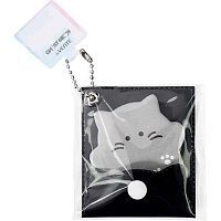 Кл.бумага д/заметок 53*50мм deVENTE  20л. "Ghost Meow" 2010514 в папке-конверте на кнопке