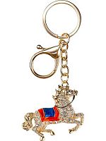 Брелок Миленд Символ года 2026 "Блестящая лошадка" Т-2639 стразы,4,5*6,5см