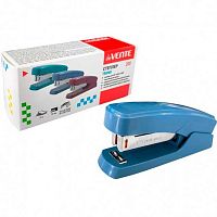Степлер №24/6, 26/6 20л. deVENTE "Trend" 4142509 пластик,пепельно-синий,к/к