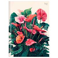 Бизнес-блокнот А6  64л. BG ЛАЙТ "Цветы" 64782 глянц.лам.