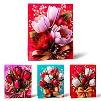 Пакет подар. бум. ПГС "Тюльпаны" 32*44см Р-10738-7 Акпб609