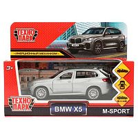 Игрушка инерц. Технопарк "Машина BMW X5 M-Sport серебристый" металл.,12см X5-12-SR