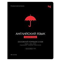 Тетрадь предм. 48л. BG "Формула предмета-Английский язык" 09205 выб.лак (клетка)