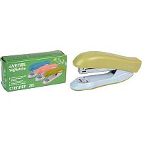 Степлер №24/6, 26/6 20л. deVENTE "sigNATURE" 4142516 оливковый,пластик,к/к