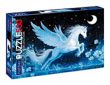 Пазлы  500 ХАТ А2 Premium "Волшебный Пегас" 34455 LUX мат.ламин.,3D фольга