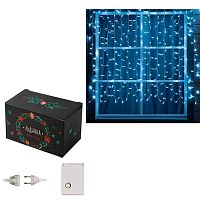 Гирлянда светодиодная ЛЬДИНКА  "Занавес" 170856/1 холод.бел.,120л.,1,5*1,5м,8режим.,250В