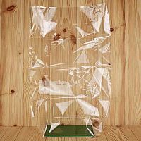 Пакет подар. на жёстком дне №3 (дно 14*22см,высота 70см) прозрач. Пк03-00-0000Пр