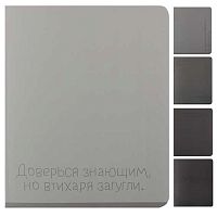 Тетрадь 48л. (клетка) КОКОС "5 shades of gray" 252876 мел.карт.,мат.лам.,асс.