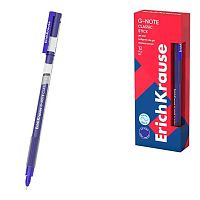 Ручка гелевая EK G-Note Stick Classic 63689 синяя,0,5мм