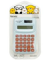 Калькулятор карм.  8разр. Renzdo DF-143 асс.,100*60*10мм,блистер