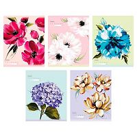 Тетрадь 96л. (клетка) ХАТ "Красочные лепестки" тисн.,асс.