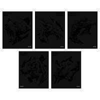 Тетрадь 48л. (клетка) ХАТ "Shadow" мат.лам.,3D-лак