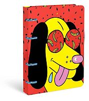 Тетрадь на кольцах 120л. (клетка) LOREX "Cringe World" LXNBCL-CRW тв.обл. soft touch,вырубка