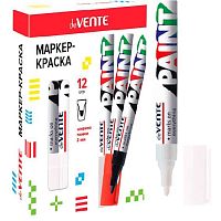 Маркер-краска 2,8мм deVENTE 5043400 белый,пулев.