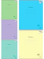 Тетрадь 48л. (линейка) Проф-Пресс пластик.обл. "Классика NEW" 48-1476 асс.