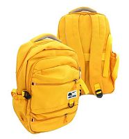Рюкзак школьный SANVERO BP23001 43*32*22см 1отд.,5карм.,п/э,жёлтый
