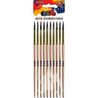 Кисть колонок № 1 круглая deVENTE 8073321 дерев.ручка