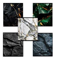 Тетрадь 48л. (клетка) ПЗБФ Премиум "Камень и металл" 022143 мат.лам.,эмбоссиров.,асс.