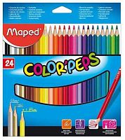 Карандаши 24цв. MAPED Color`Peps 183224 треугол.,