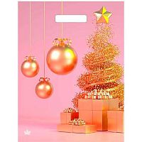 Пакет выруб. Миленд 40*31см "Розовый шик" н00267773 лам.,60мкм