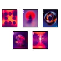 Тетрадь 96л. (клетка) EK "Misty" 65242 мат.лам.,асс.