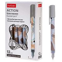 Ручка перьевая ХАТ "Active" 085079 чёрная,перо F