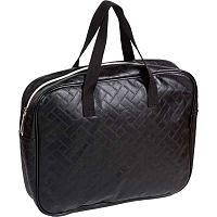 Сумка-планшет А4 deVENTE "Factura" 8056528 чёрн.,кож.зам.,с расш.7см,удлин.ручки 28см