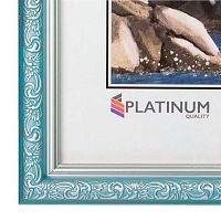 Фоторамка пластик 15*21см Винтаж голубой,ширина багета-20мм